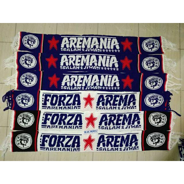 Syal rajut forza arema