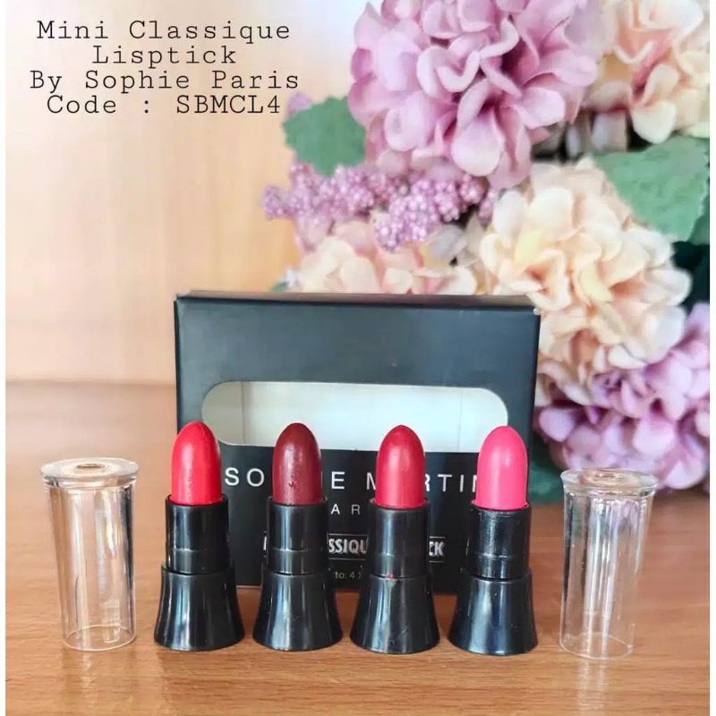 MINI LIPSTICK GLOSSY SOPHIE PARIS PROMO