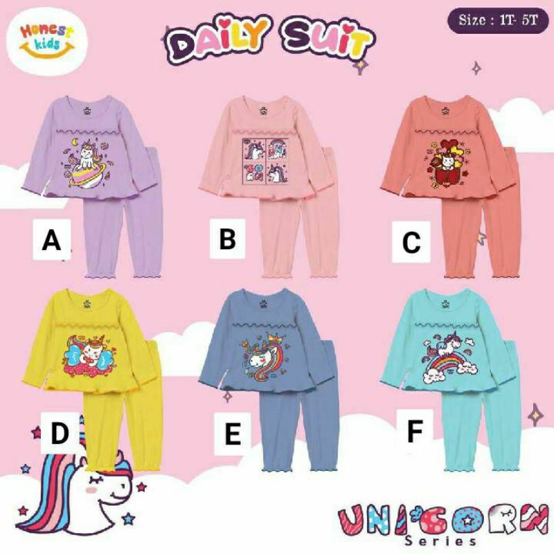 Setelan anak perempuan 1-5Th/daily suit baby/setelan kasual