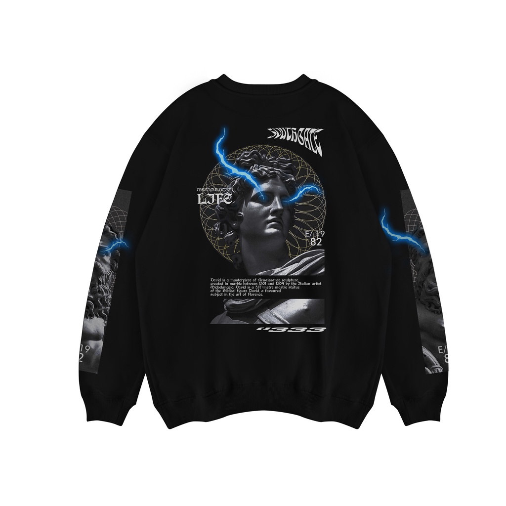 Southgate CN Thunder David - Black Crewneck