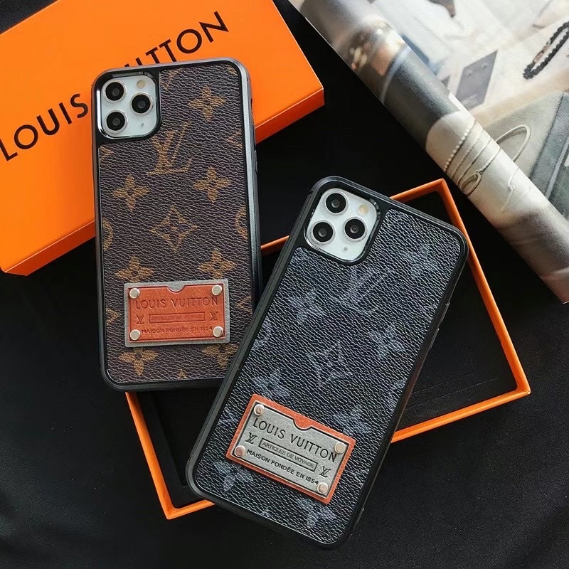 LV LEATHER HARD CASE IPHONE 7 Plus 7+ 8 8+ X Xs Xr XsMAX 11 11Pro 11ProMax 12 12Mini 12Pro 12ProMax