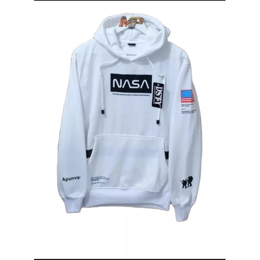 Sweater Hoodie Nasa Aape Original Unisex Flacce Tebal /Swater Hoodie Nasa Pria Wanita Bisa COD