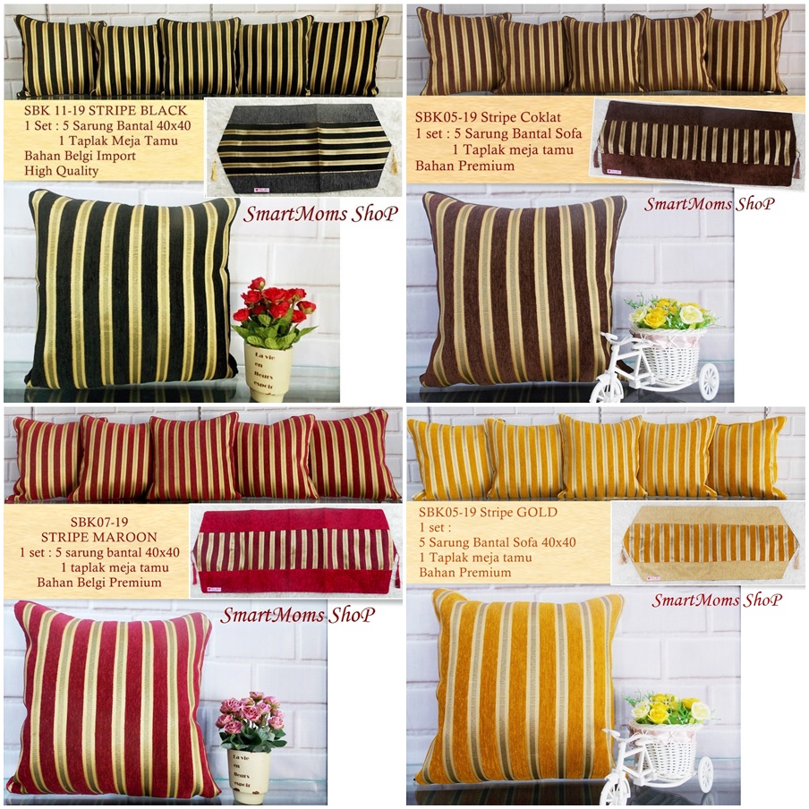 SARUNG BANTAL KURSI TAMU MEWAH SHABBY MINIMALIS MANOHARA MAROON