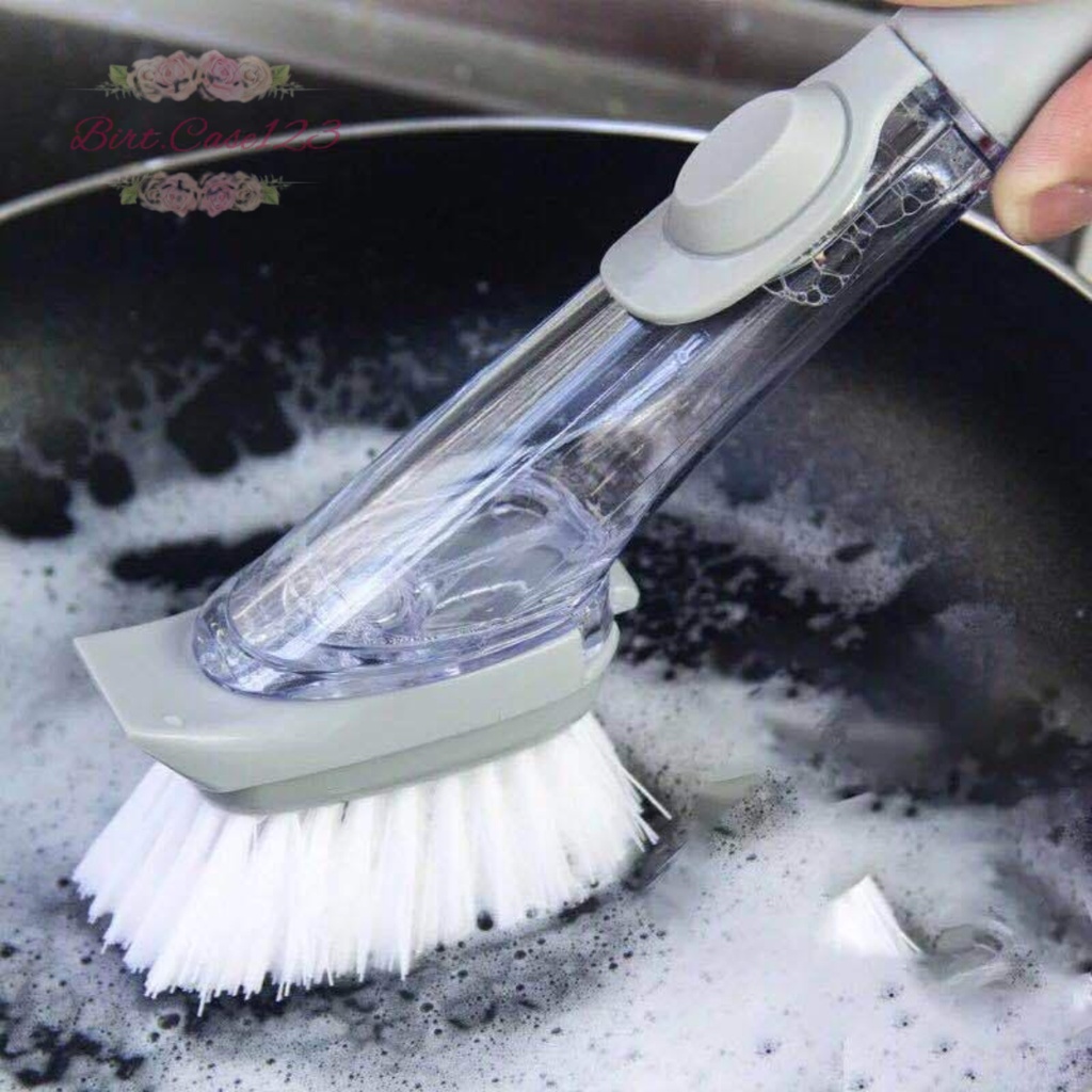 RT90 SIKAT TONGKAT PEMBERSIH PANCI WAJAN PIRING BOTOL DENGAN PENYIMPANAN SABUN BC6227