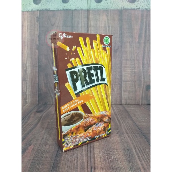 Glico Pretz BBQ/ Biskuit Stik Rasa Ayam BBQ