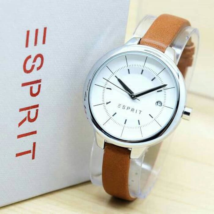 Jam Tangan Esprit Ladies Watch HB1090 - Brown Ring Silver