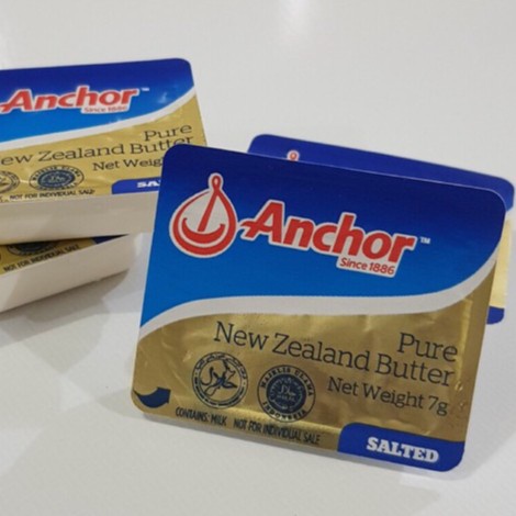 Anchor Salted Butter / Mentega 7gr isi 10