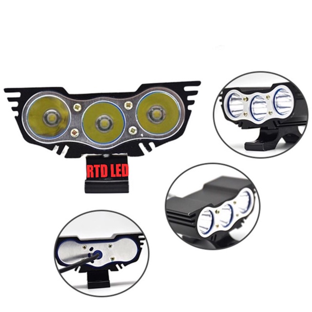 Lampu Tembak Cree 3 Mata 3 Mode Lampu Offroad Original Cree R070