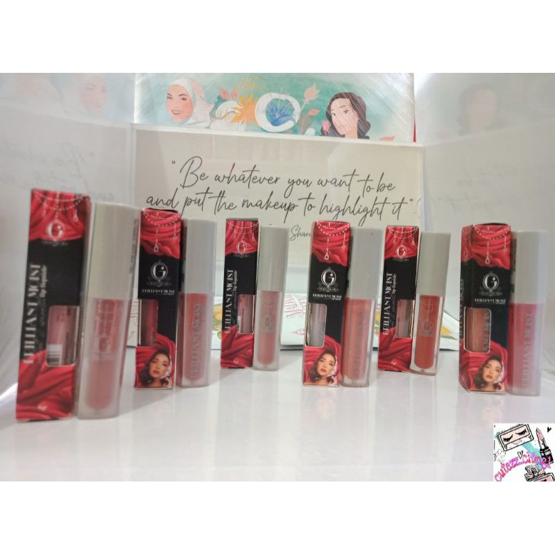 ☃Cutezz_Ching1☃Madame Gie Brilliant Moist Velvet &amp; Smooth Lip Liquide 4g - Lip Cream Brilliant