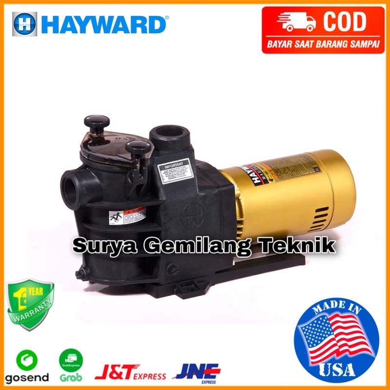 POMPA HAYWARD 1,5 HP 1,5HP SUPER PUMP HAYWARD MAX FLO 1 HP MESIN POMPA AIR