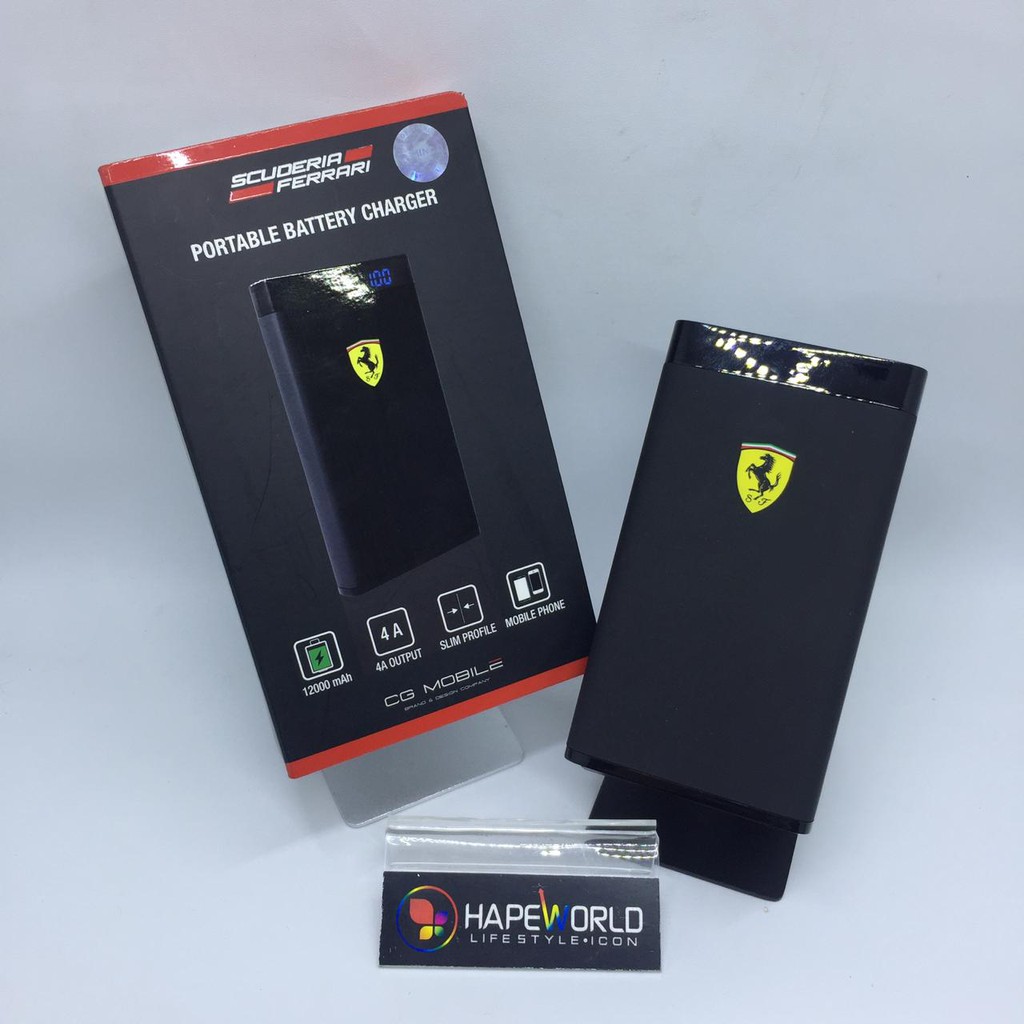 Ferrari Portable Battery Charger 12000mAh,Bisa COD