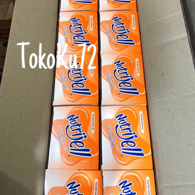 

Nutrijell Orange/Jeruk 15 gr per box isi 12 pcs