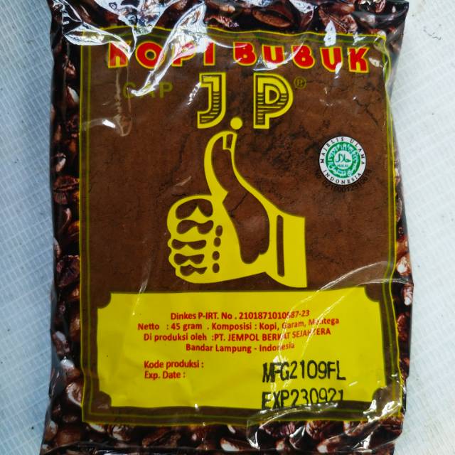 

Kopi Bubuk JP Asli Lampung