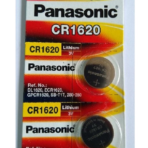 Panasonic CR1620 Baterai Lithium 3V CR 1620 Baterai Coin