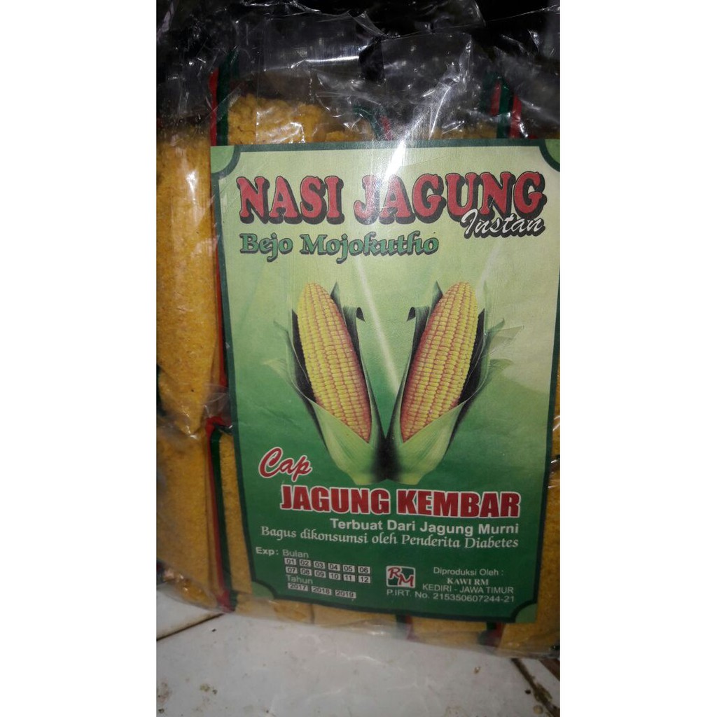 Beras Jagung Instan 1 5 Kg Kemasan Besar 10 Pack Kemasan Praktis 1 5 Kg Ready Indonesia