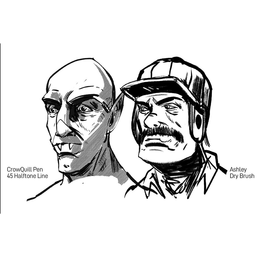 Procreate Brush - Procreate Vintage Comic Ink Brushes