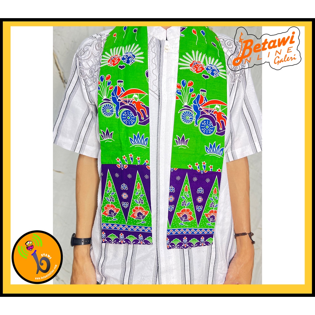 Cukin Syal atau Selempang Kain Batik Betawi-4