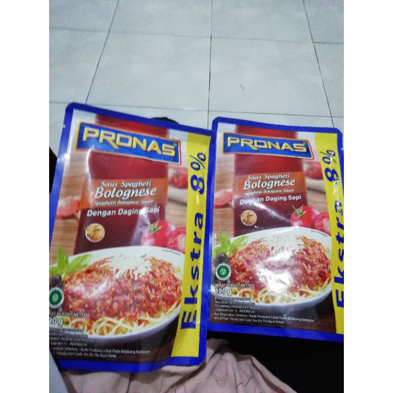 

Pronas saus spagetty bolognese 190gr