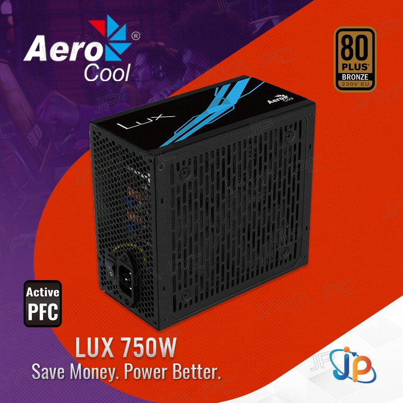 Aerocool LUX 750W PSU 80+ BRONZE NEW