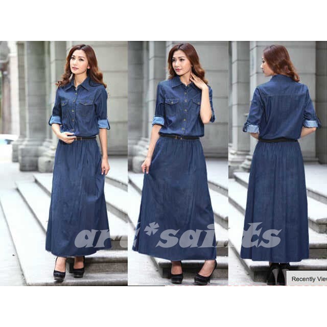 SHOPEE>MAXY,MAXY JEANS,GAMIS,DRESS,DRESS JEANS,LONG DRESS,TUNIK JEANS,TUNIK,MAXY DRES,JEANS