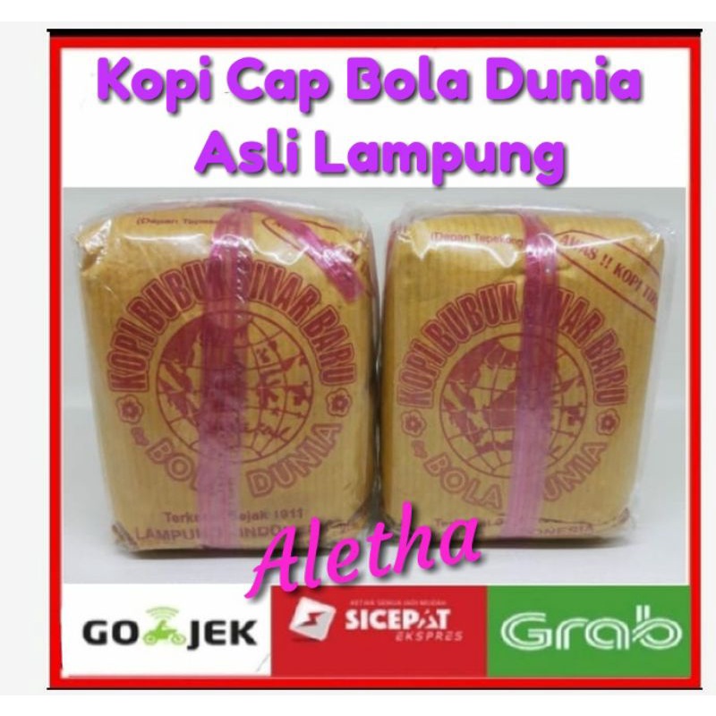 

Kopi bubuk Sinar Baru cap Bola Dunia. Asli Lampung.