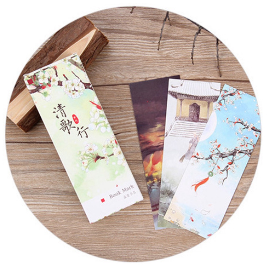 

[PER BOX] Pembatas Buku / Paper Bookmark Chinese Potrait