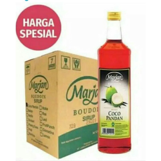 

Sirup Marjan rasa Coco pandan 460ml