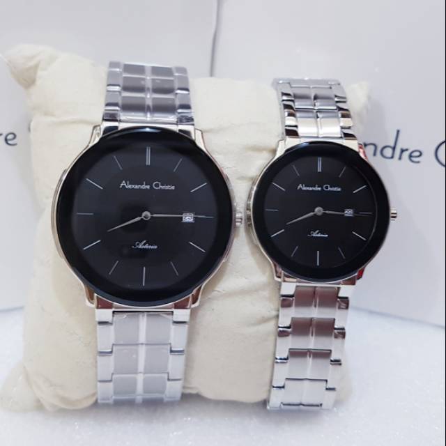 ALEXANDRE CHRISTIE AC 8615 SILVER BLACK JAM COUPLE ORIGINAL