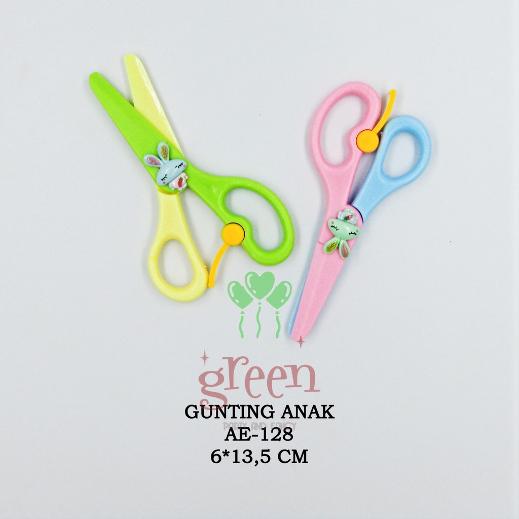 

Gunting anak aman Safety scissors Gunting anak plastik Gunting sekolah Gunting kertas AE-1 AE-125-126-128