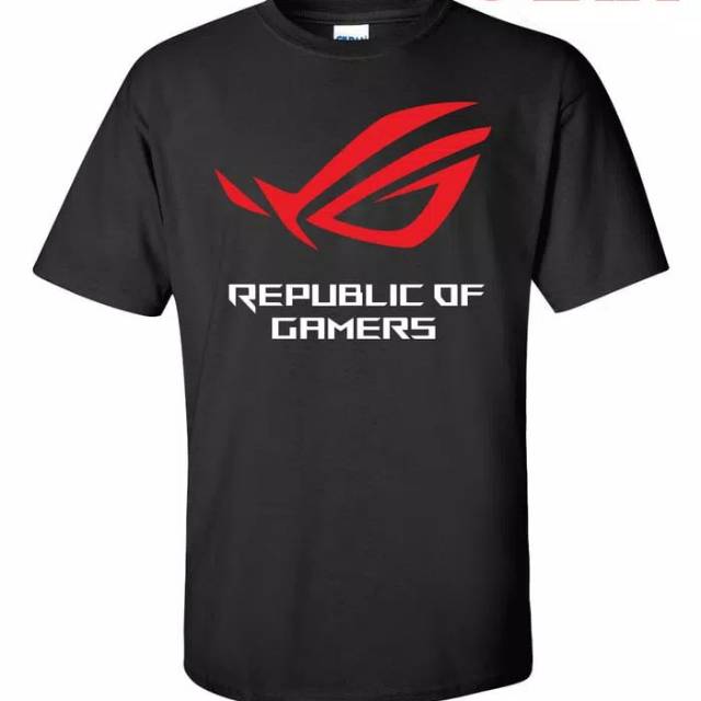 Baju kaos gaming ROG ORIGINAL