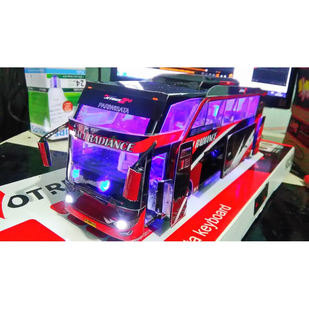 Miniatur Bus Bali Radiance | Miniatur Bus Mirip Aslinya | Miniatur Bis Banjarnegara Full Spek