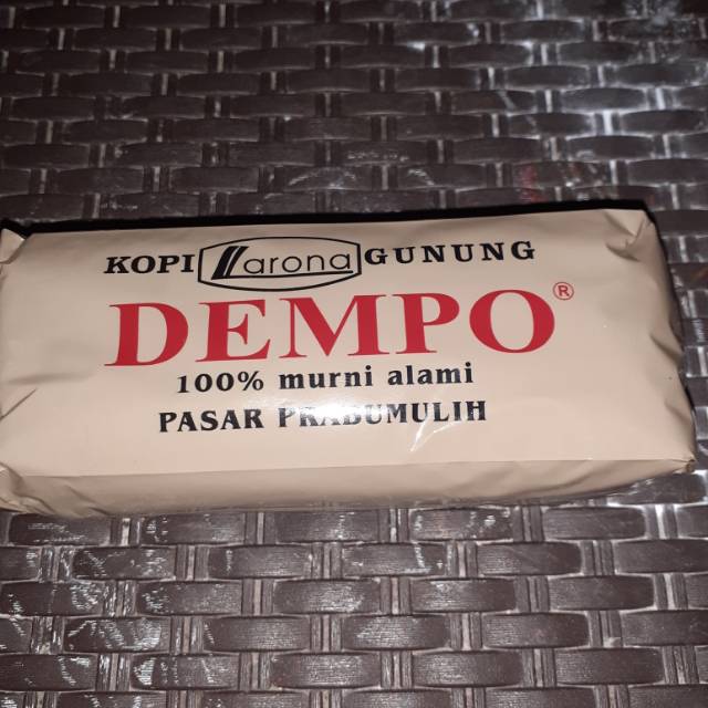 

Kopi dempo 250grm / Black Coffee kopi robusta