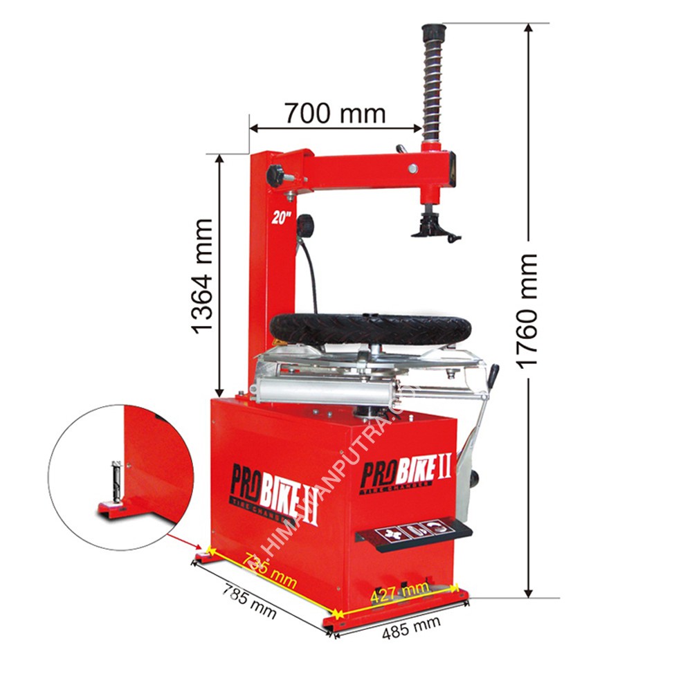 PROBIKE II TIRE CHANGER GANTI / BUKAAN BAN MOTOR DAN MOBIL [VOUCHER MESIN]