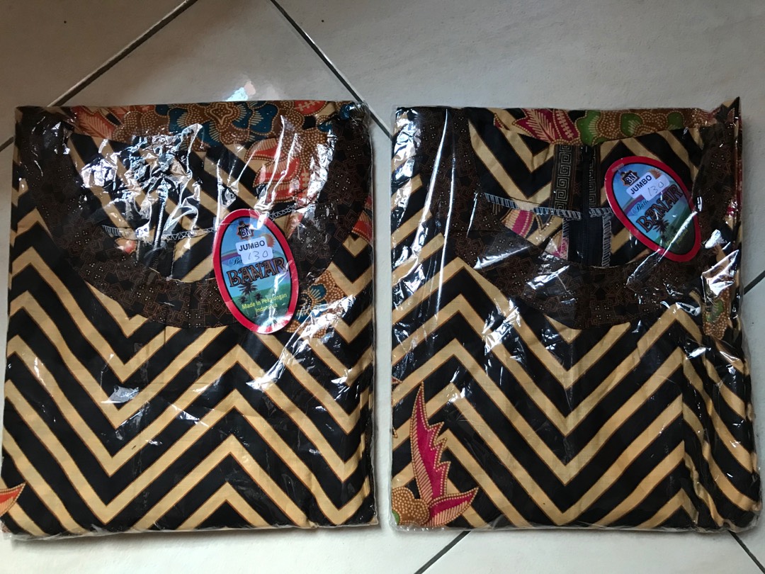 Aserehe Zigzag Batik Solo Zela Tunik Atasan Kerja Kantor Kondangan Casual Muslim Jumbo