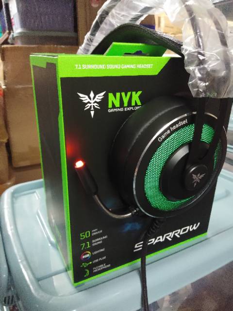 Nyk Gaming Headset HS-P15 Sparrow USB 7.1 RGB