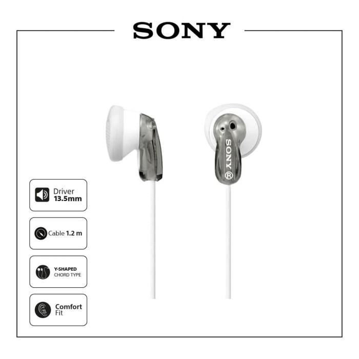 Sony Earphone MDR-E9LP - MDR E9LP - MDRE9LP - No Mic Garansi Resmi Sony 1 Tahun