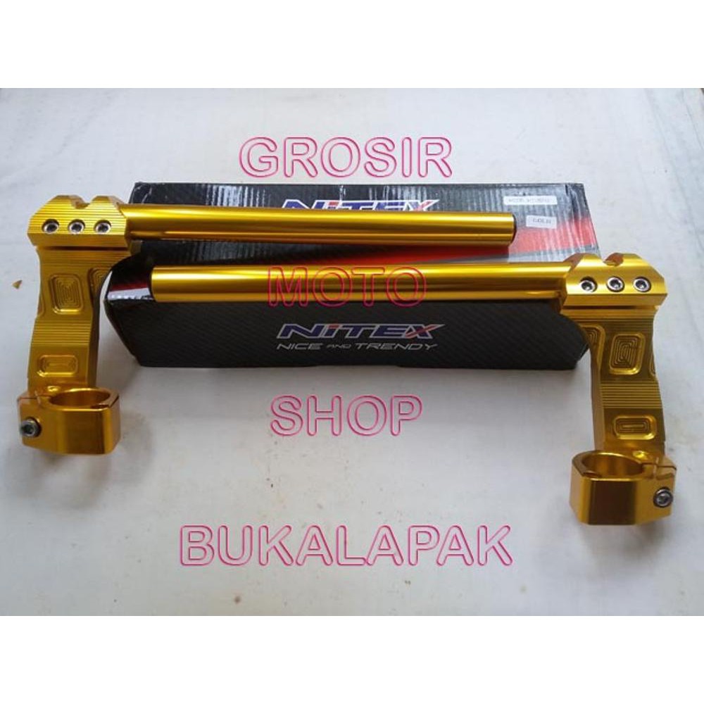 Terbaru Setang Stang Jepit Nitex NVL New Vixion Old Vixion R15 Limited