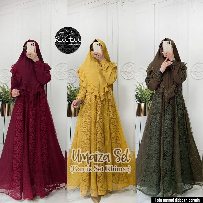 umaiza set khimar by ratu