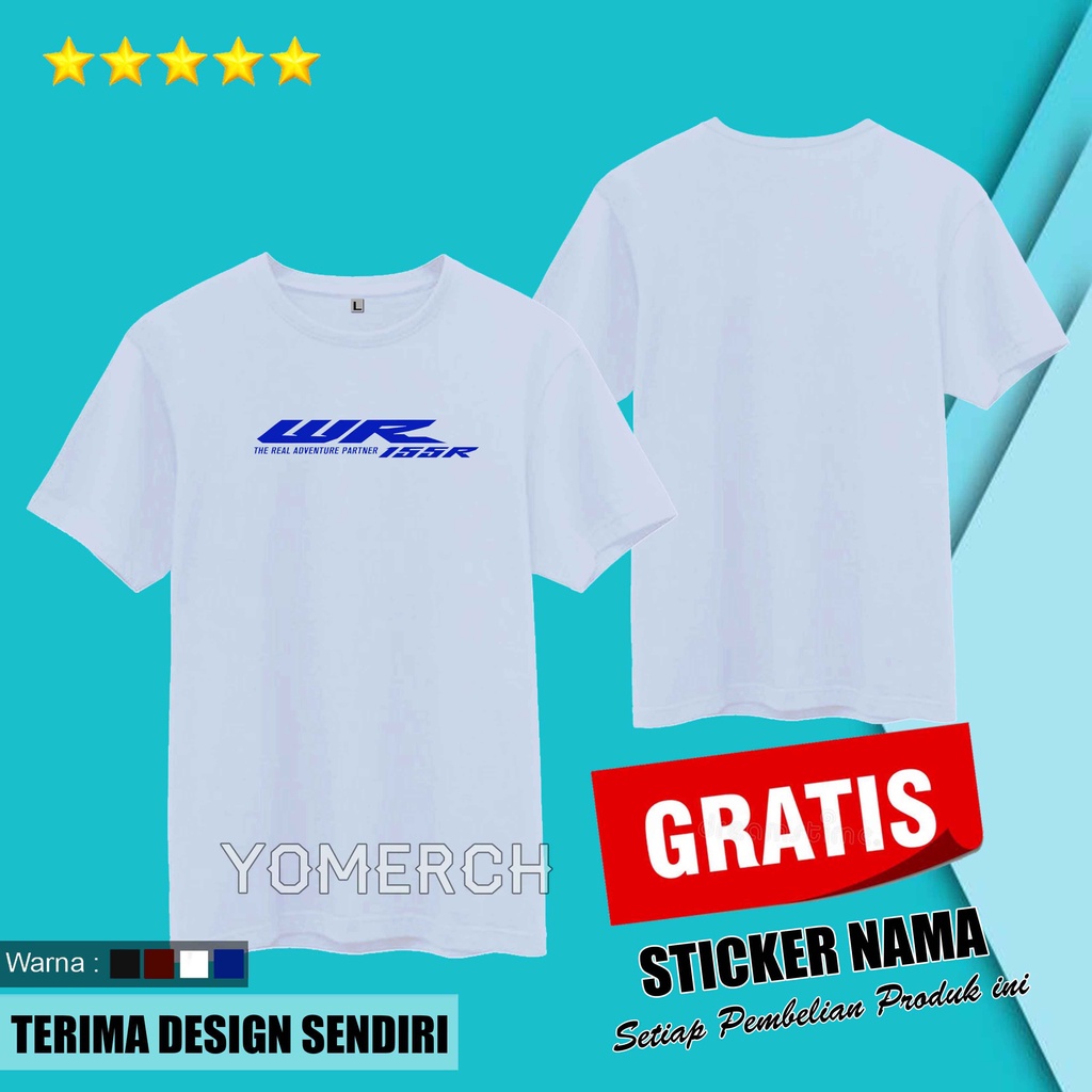 Baju Kaos YAMAHA WR 155R Keren Pria Dan Wanita Distro YOMERCH