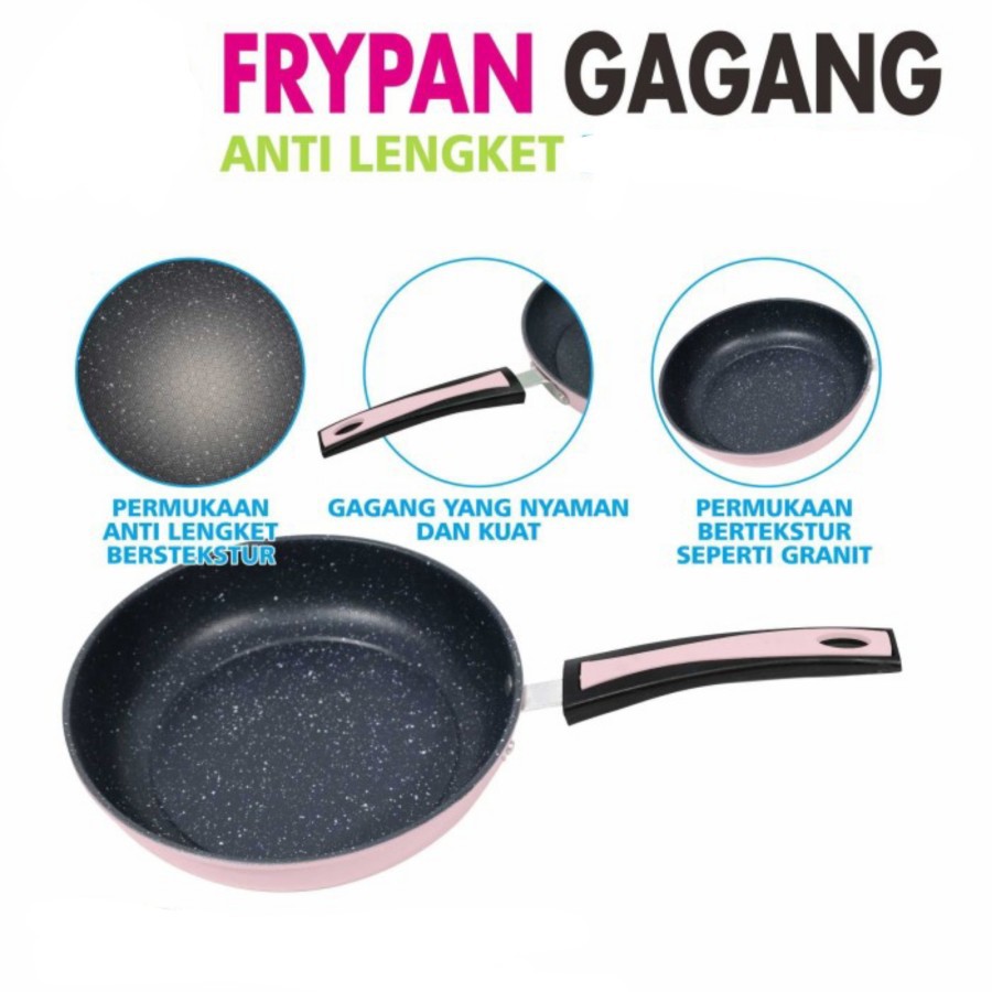 [COD] TEPLON CALYPSO 22CM - FRYPAN WAJAN PENGGORENGAN ANTI LENGKET BUDDIESSTORE