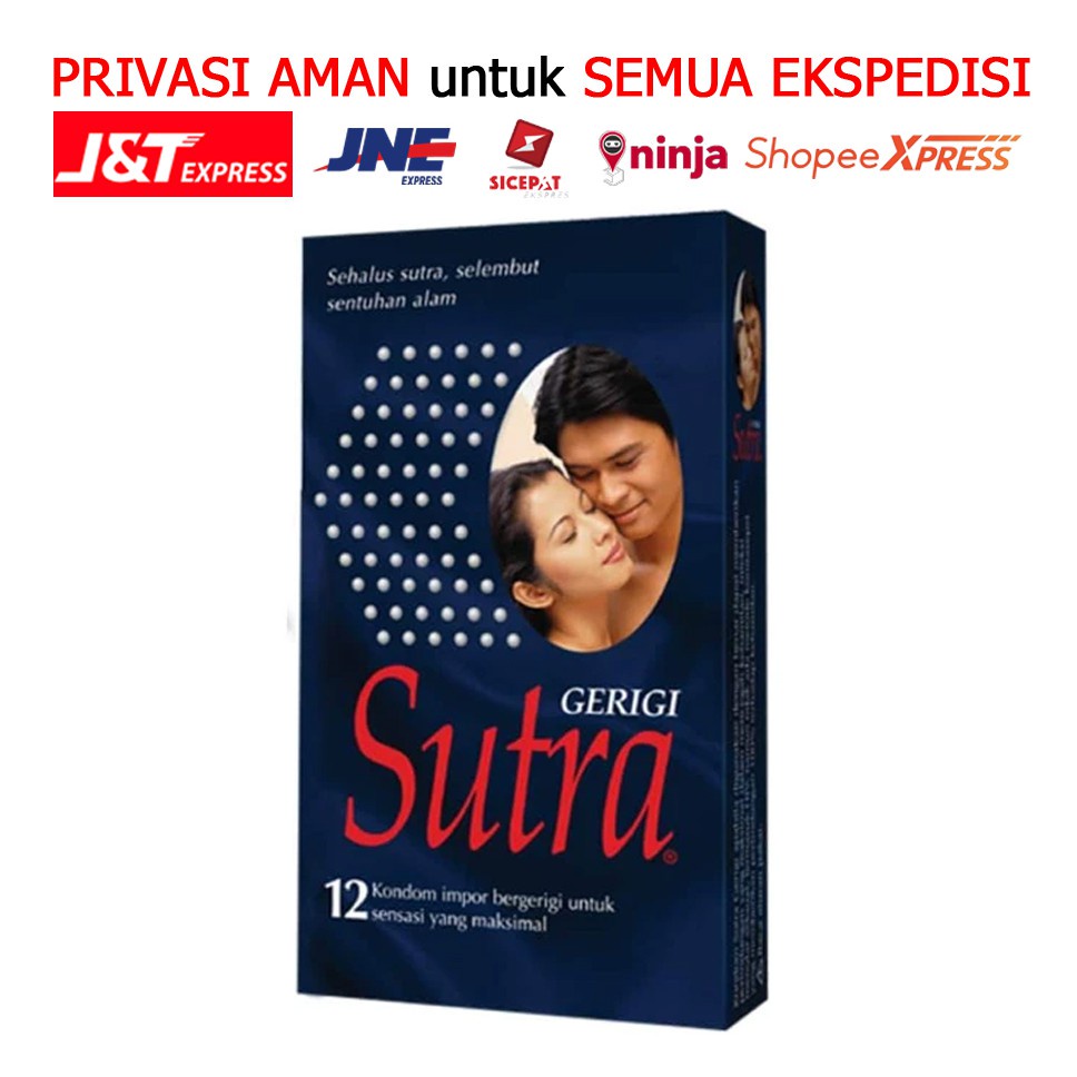 (BST) PRIVASI TERJAMIN Kondom Condom Sutra Bergerigi Gerigi Berduri Dotted Bintil