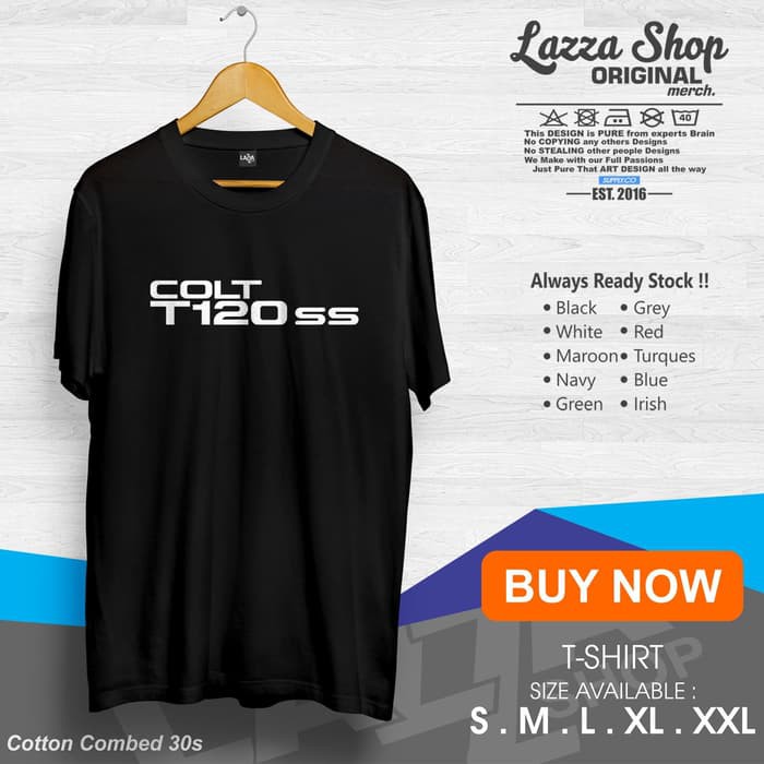 Kaos / Tshirt Distro Mobil Mitsubishi Colt T120 ss Simple Termurah -MA Productions