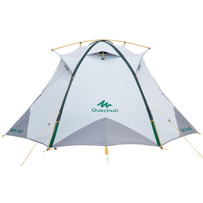QUECHUA Quickhiker Tenda Trekking Fresh &amp; Black Untuk 2 Orang