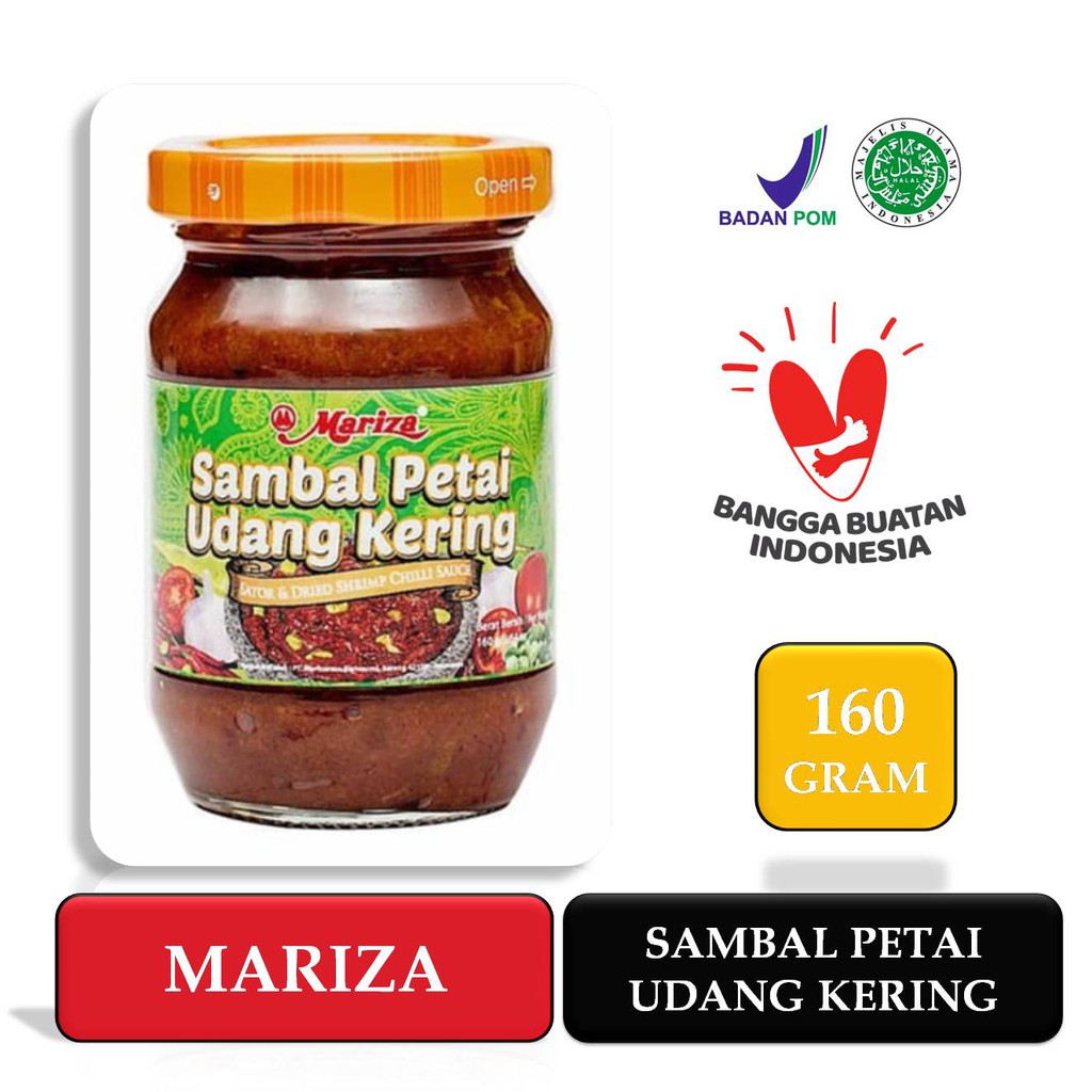 

Sambal Petai Udang Kering Mariza 160gr