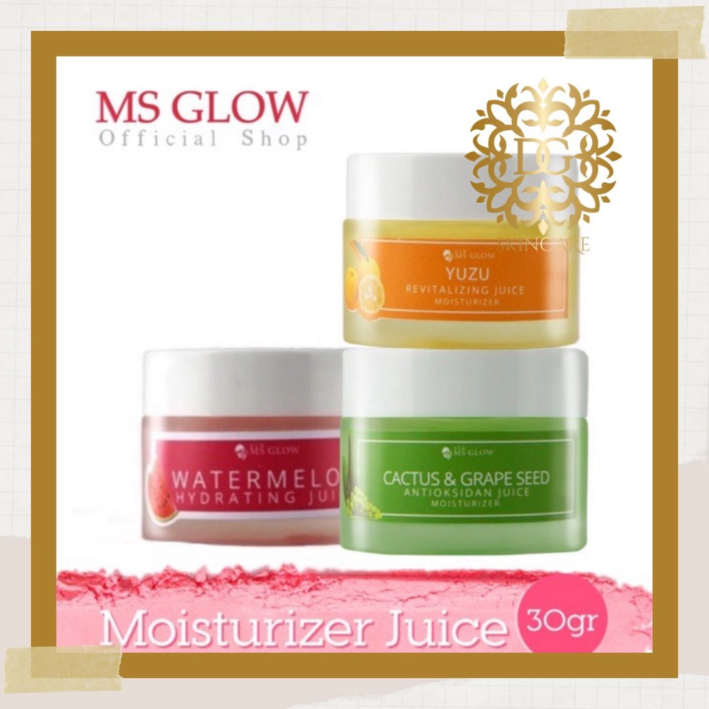 [ORIGINAL BPOM] MS GLOW MOISTURIZER HYDRATING JUICE(YUZU ORANGE DAN CACTUS)