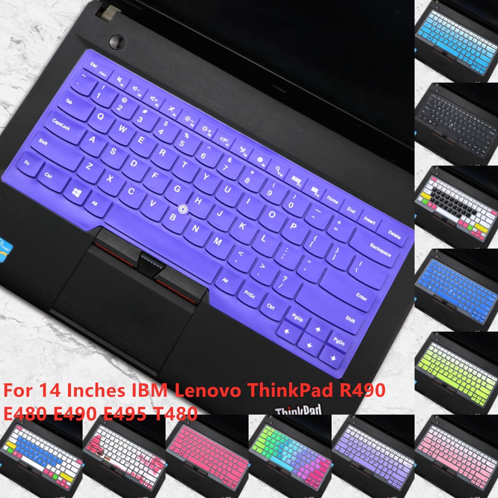 IBM Keyboard Silikon Ultra Tipis Untuk Lenovo Thinkpad R490 E480 E490 E495 T480 14 Inch