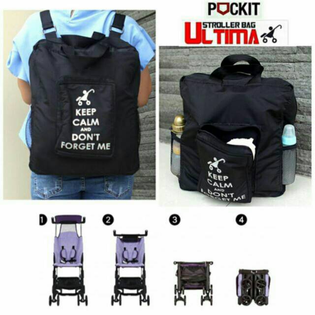 NEW NEW FROM ULTIMA STROLLER BAG BACKPACK FOR POCKIT STROLLER