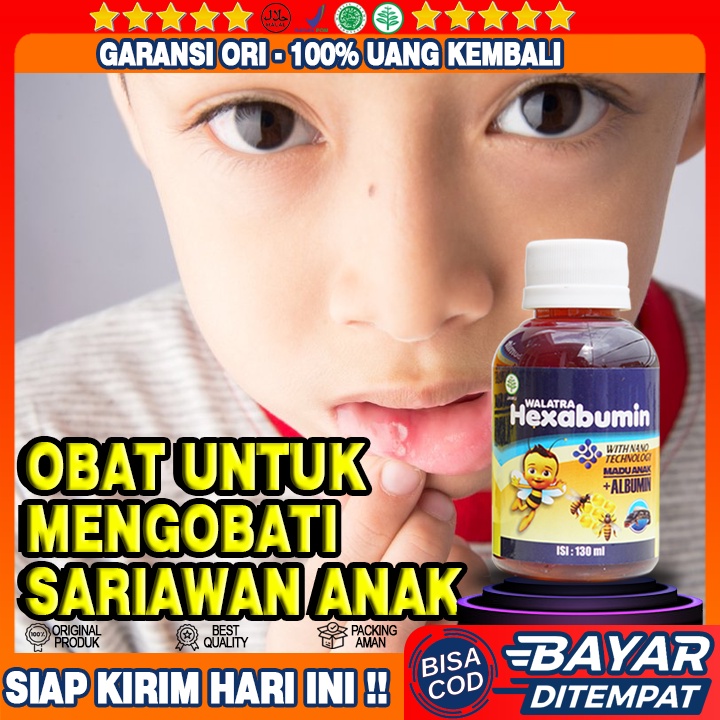 Obat Sariawan Untuk Anak - Walatra Hexabumin 100% Asli Terbukti Original