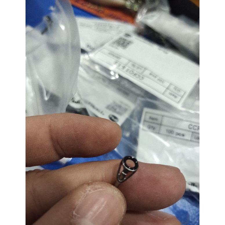 Ujung Joran Ul Fuji Ring Ccfot 4.5-1.5 5-1.6 Top Guide Mamarit Pancing Anti Kriting Original Japan