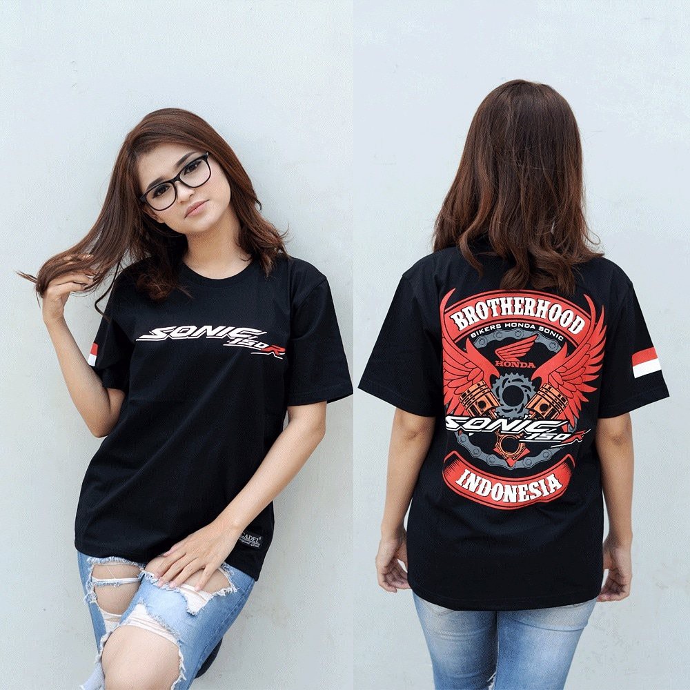 DIJUAL Tshirt Honda SONIC Kaos SONIC Baju Motor SONIC Distro Baju Motor Kaos Pria Original Diskon